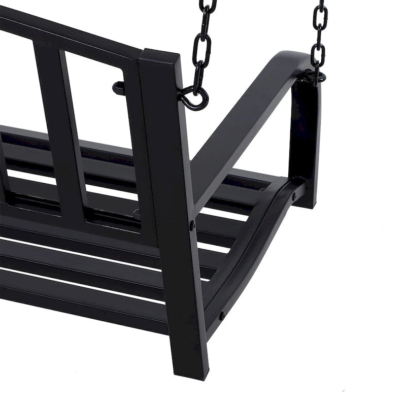2-person Front Hanging Porch Swing Bench