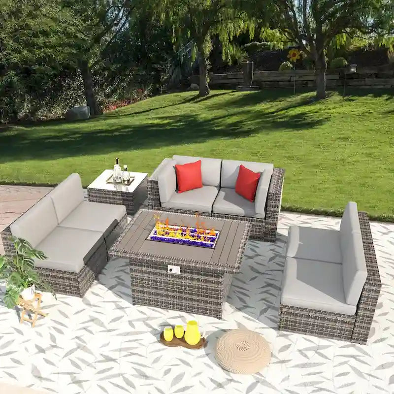 Patio Furniture Set Outdoor Conversation Set with Coffee Table