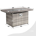 Patio Furniture Set Outdoor Conversation Set with Coffee Table