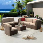 Patio Furniture Set Outdoor Conversation Set with Coffee Table