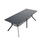 Outdoor Dining Table Top Aluminum Rectangular Patio Table