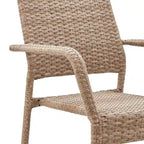 Genoa Patio Dining Armchair in Nature Tan Weave