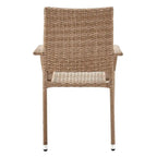 Genoa Patio Dining Armchair in Nature Tan Weave