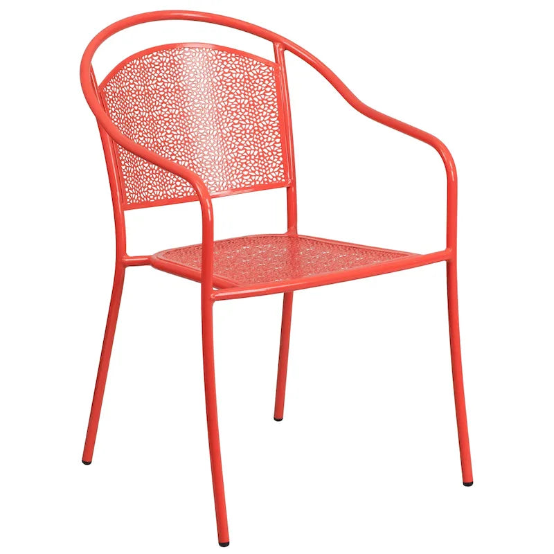 35.25-inch Round Indoor/Outdoor Steel Dining Set