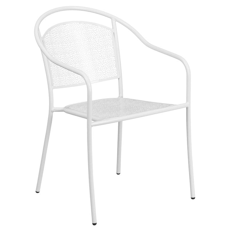 35.25-inch Round Indoor/Outdoor Steel Dining Set
