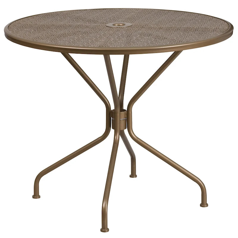 35.25-inch Round Indoor/Outdoor Steel Dining Set