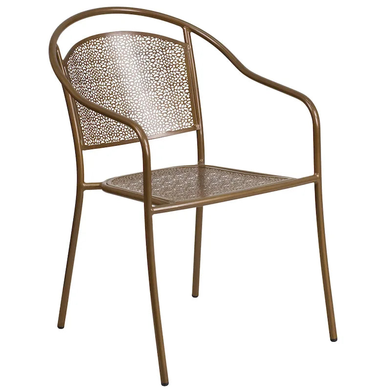 35.25-inch Round Indoor/Outdoor Steel Dining Set