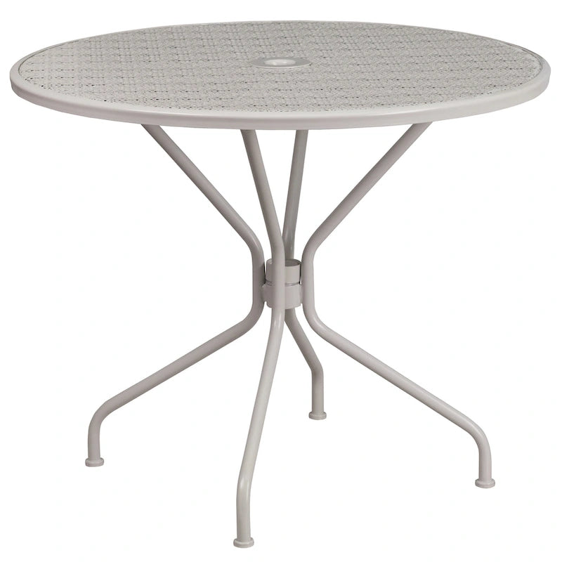 35.25-inch Round Indoor/Outdoor Steel Dining Set