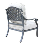 Ventura Cast Aluminum Club Chair with Cushion (Set of 2)