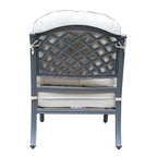 Ventura Cast Aluminum Club Chair with Cushion (Set of 2)