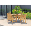 Round Wood Outdoor Dining