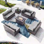 Outdoor Patio Furniture with Fire Pit Table