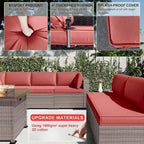 Outdoor Patio Furniture with Fire Pit Table