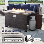 Outdoor Patio Furniture with Fire Pit Table