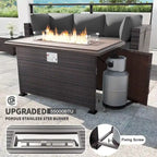 Outdoor Patio Furniture with Fire Pit Table