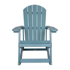 Adirondack Poly Resin Rocking Chairs for Indoor/Outdoor Use - 2 Pack