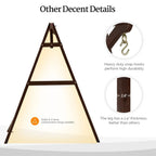 Carbonized Color Wood Swing Stand Suitable For 5ft Swing Chair - N/A