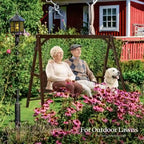 Carbonized Color Wood Swing Stand Suitable For 5ft Swing Chair - N/A