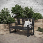 Solid Acacia Wood Indoor/Outdoor Patio Bench/Slatted Loveseat for 2
