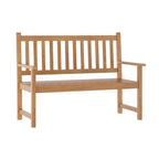 Solid Acacia Wood Indoor/Outdoor Patio Bench/Slatted Loveseat for 2