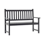 Solid Acacia Wood Indoor/Outdoor Patio Bench/Slatted Loveseat for 2