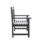 Solid Acacia Wood Indoor/Outdoor Patio Bench/Slatted Loveseat for 2