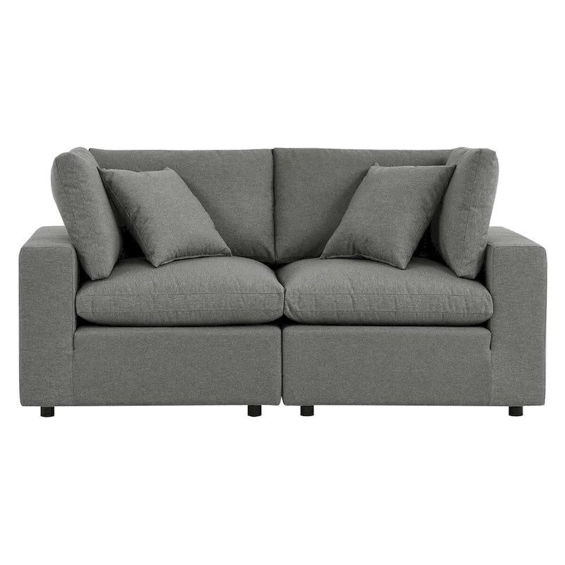 Commix Outdoor Patio Overstuffed Outdoor Patio Loveseat