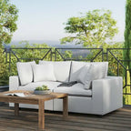 Commix Outdoor Patio Overstuffed Outdoor Patio Loveseat
