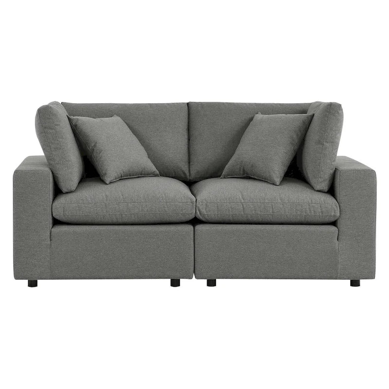 Commix Outdoor Patio Overstuffed Outdoor Patio Loveseat
