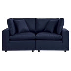 Commix Outdoor Patio Overstuffed Outdoor Patio Loveseat