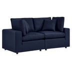 Commix Outdoor Patio Overstuffed Outdoor Patio Loveseat