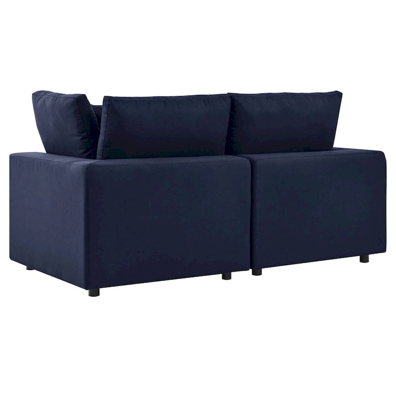 Commix Outdoor Patio Overstuffed Outdoor Patio Loveseat