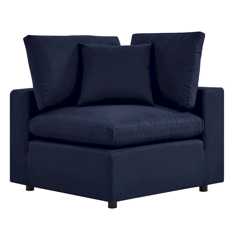 Commix Outdoor Patio Overstuffed Outdoor Patio Loveseat
