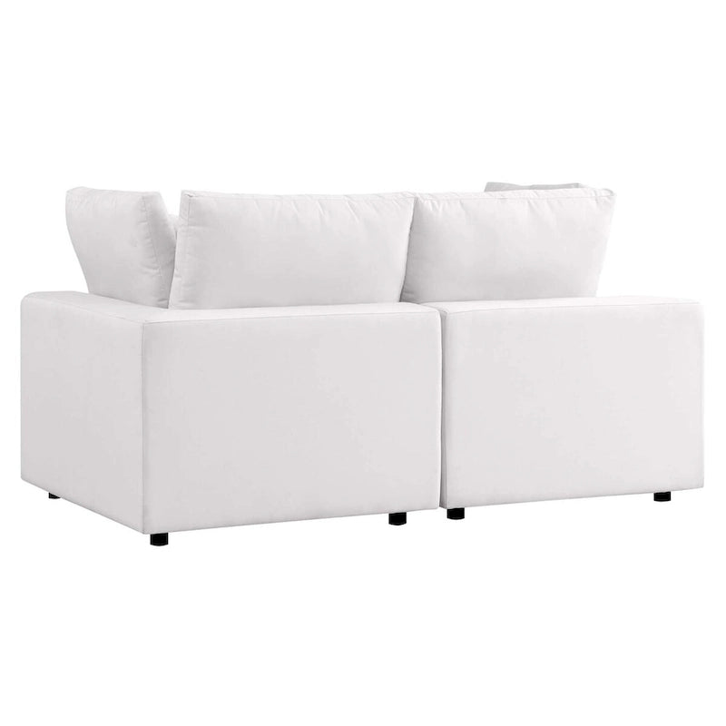 Commix Outdoor Patio Overstuffed Outdoor Patio Loveseat