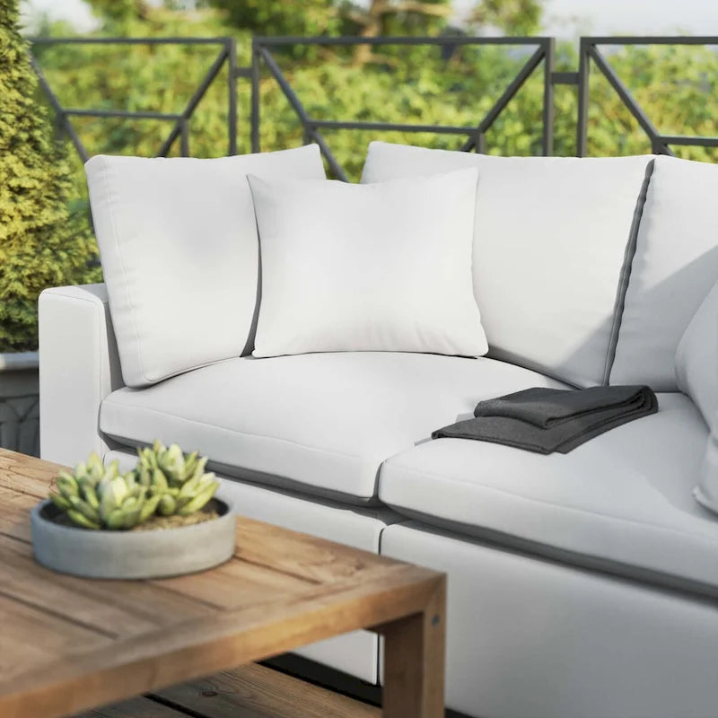 Commix Outdoor Patio Overstuffed Outdoor Patio Loveseat