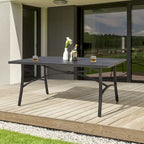 Nuu Garden Patio Aluminum Dining Table