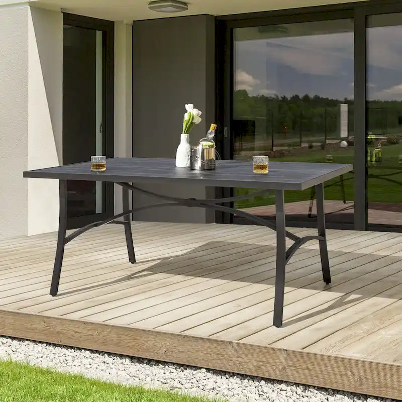 Nuu Garden Patio Aluminum Dining Table