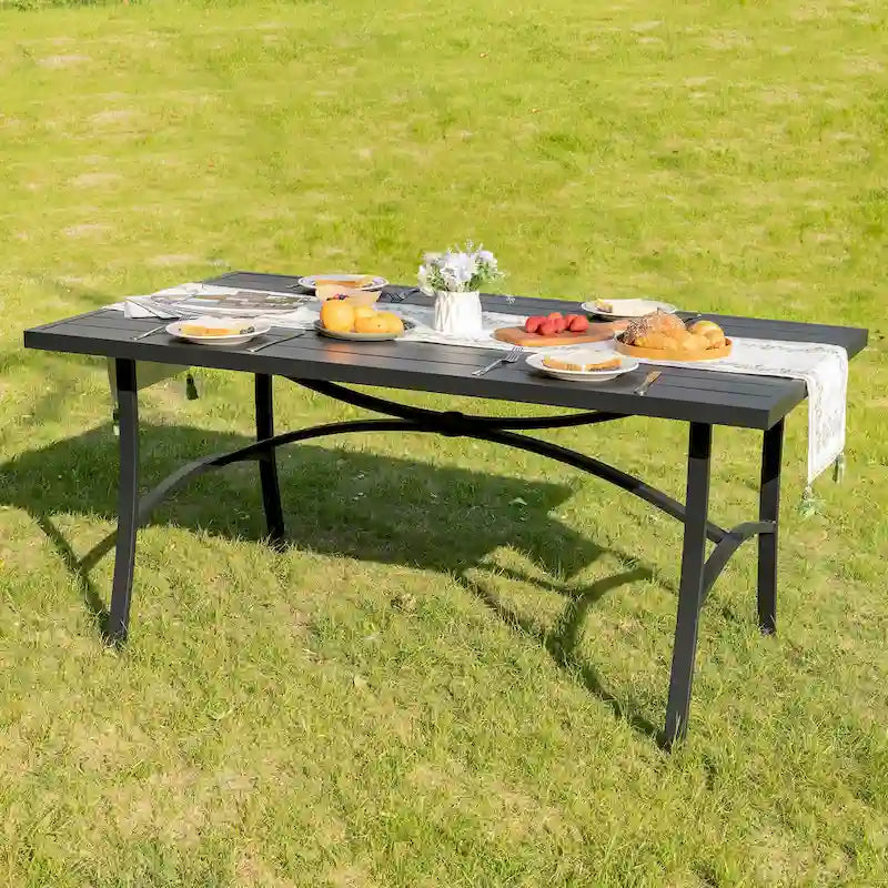 Nuu Garden Patio Aluminum Dining Table