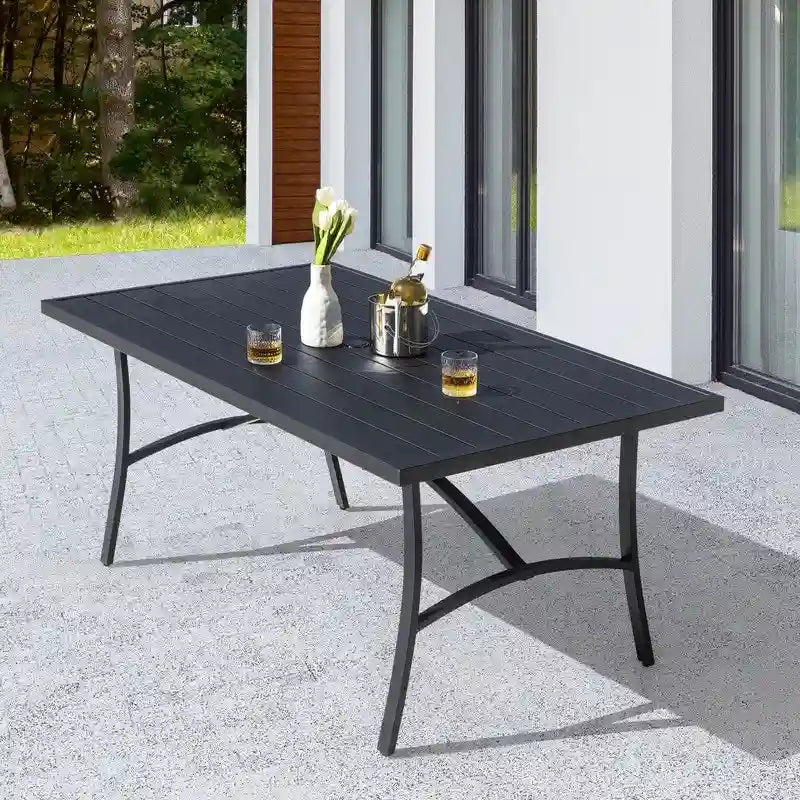 Nuu Garden Patio Aluminum Dining Table