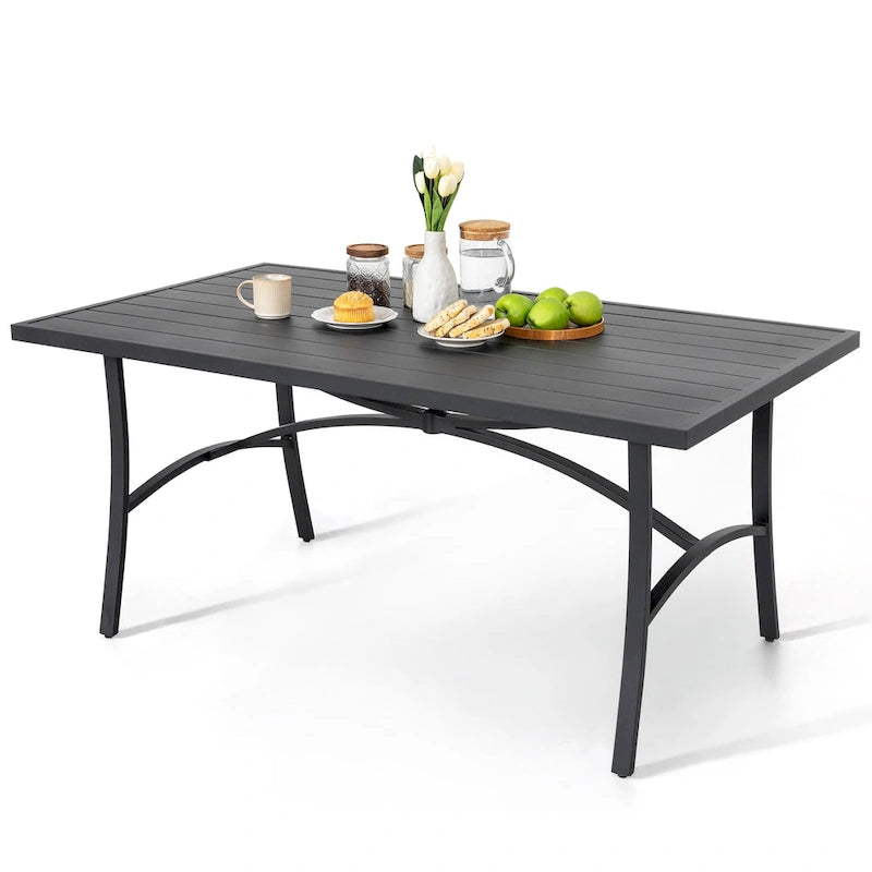 Nuu Garden Patio Aluminum Dining Table