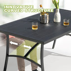 Nuu Garden Patio Aluminum Dining Table