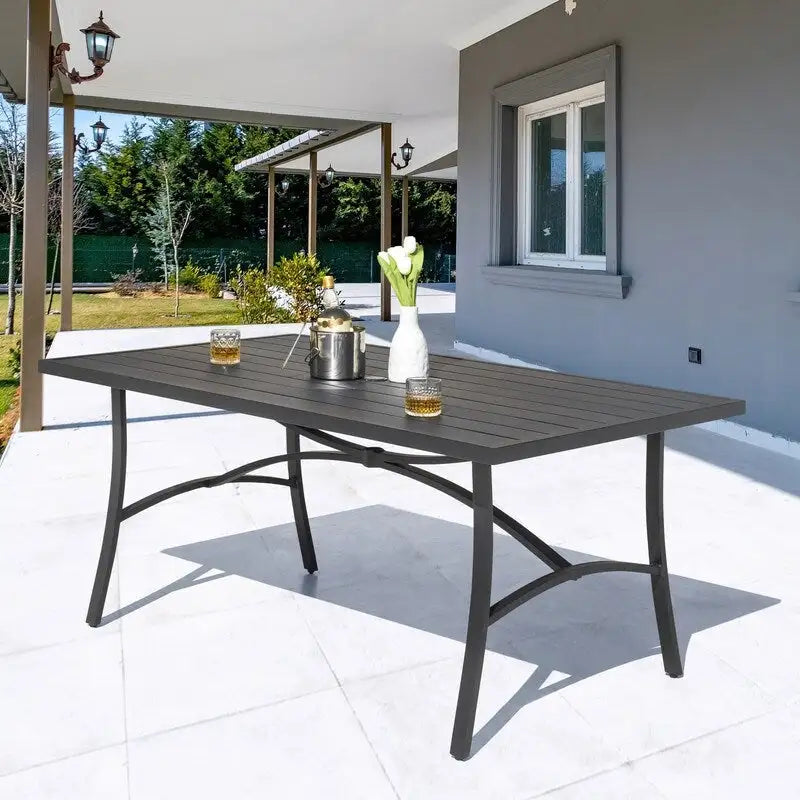Nuu Garden Patio Aluminum Dining Table