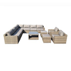 Ventura 12-Piece Multiple Chairs Rattan Seating Collection