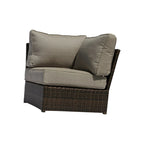 9-Piece Sectional Seating Group With Canvas Cushion