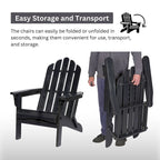 Laguna Outdoor Weather Resistant Foldable Folding Wood Chair