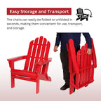 Laguna Outdoor Weather Resistant Foldable Folding Wood Chair