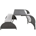 Outdoor Loveseat and Convertible to Four Seats and a Table
