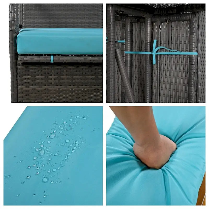 Outdoor Loveseat and Convertible to Four Seats and a Table