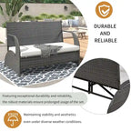 Outdoor Loveseat and Convertible to Four Seats and a Table