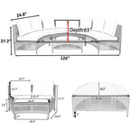 Cayman Outdoor Cast Aluminum Dining Table
